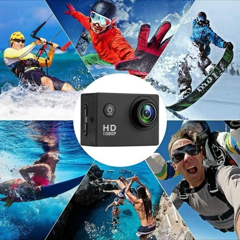 HD Sports Camera - Waterproof 30M NIB